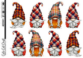 XL Fall Plaid Gnomes